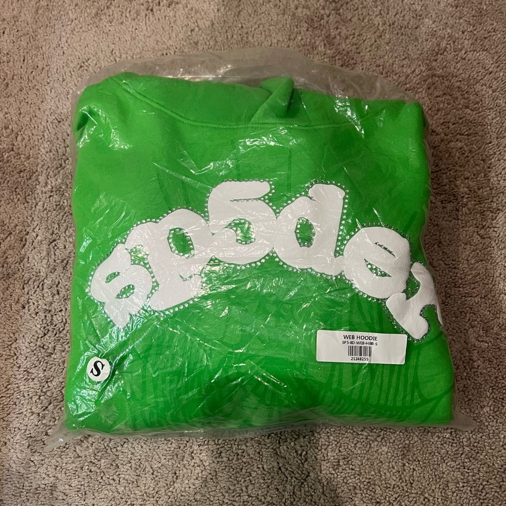 2023 Sp5der Web Hoodie 'Slime Green'